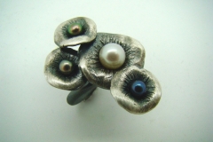 Anello perle